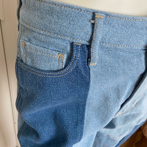 Hollister Ultra High Rise Mom Jeans Patchwork Size 27 - Picture 4 of 11